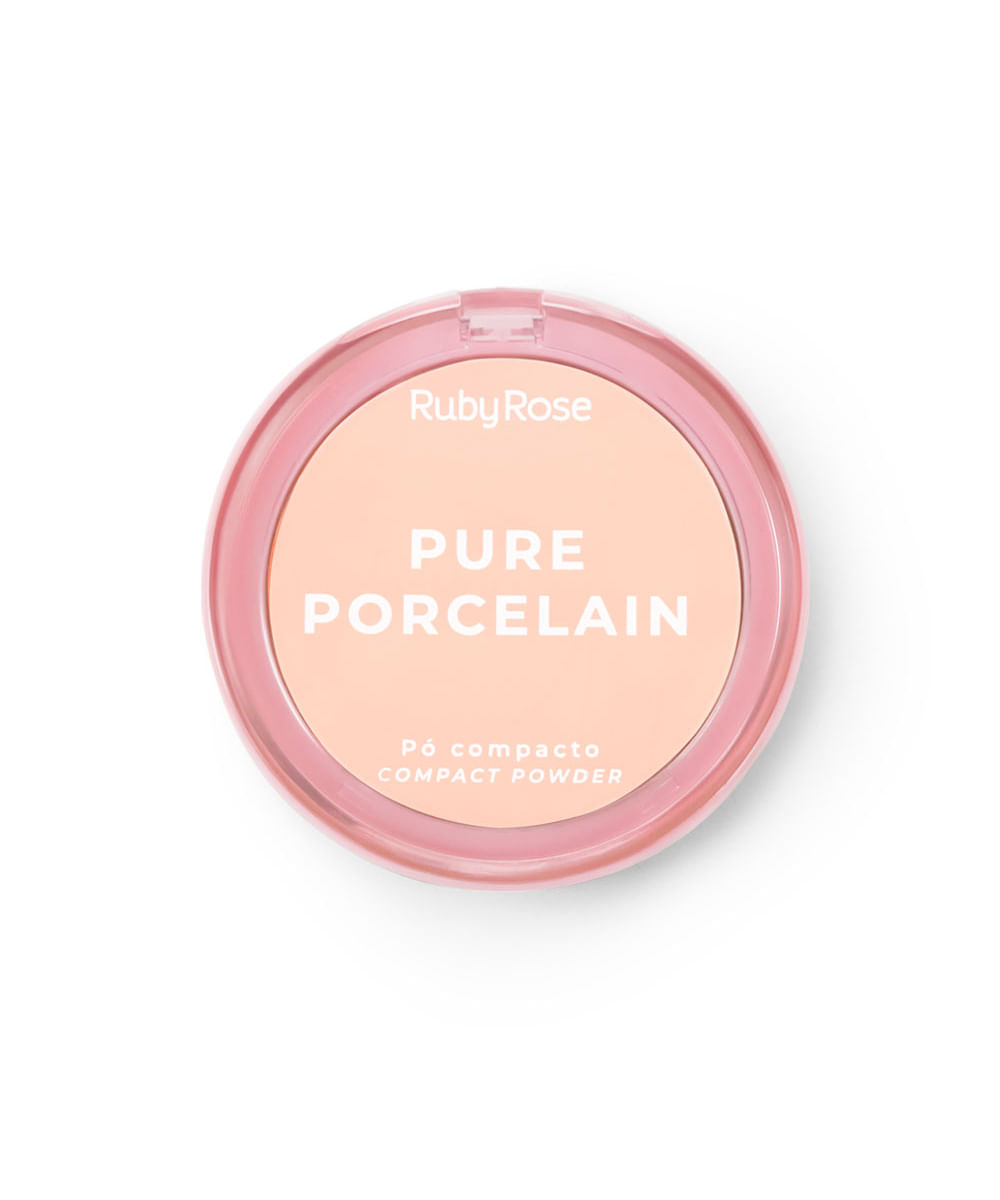 pó compacto ruby rose pure porcelain p10