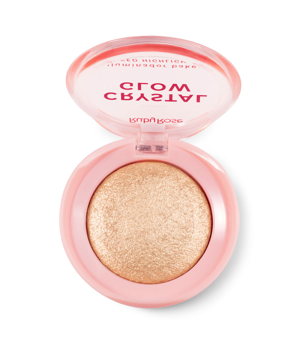 iluminador ruby rose crystal glow baked solar flare dourado