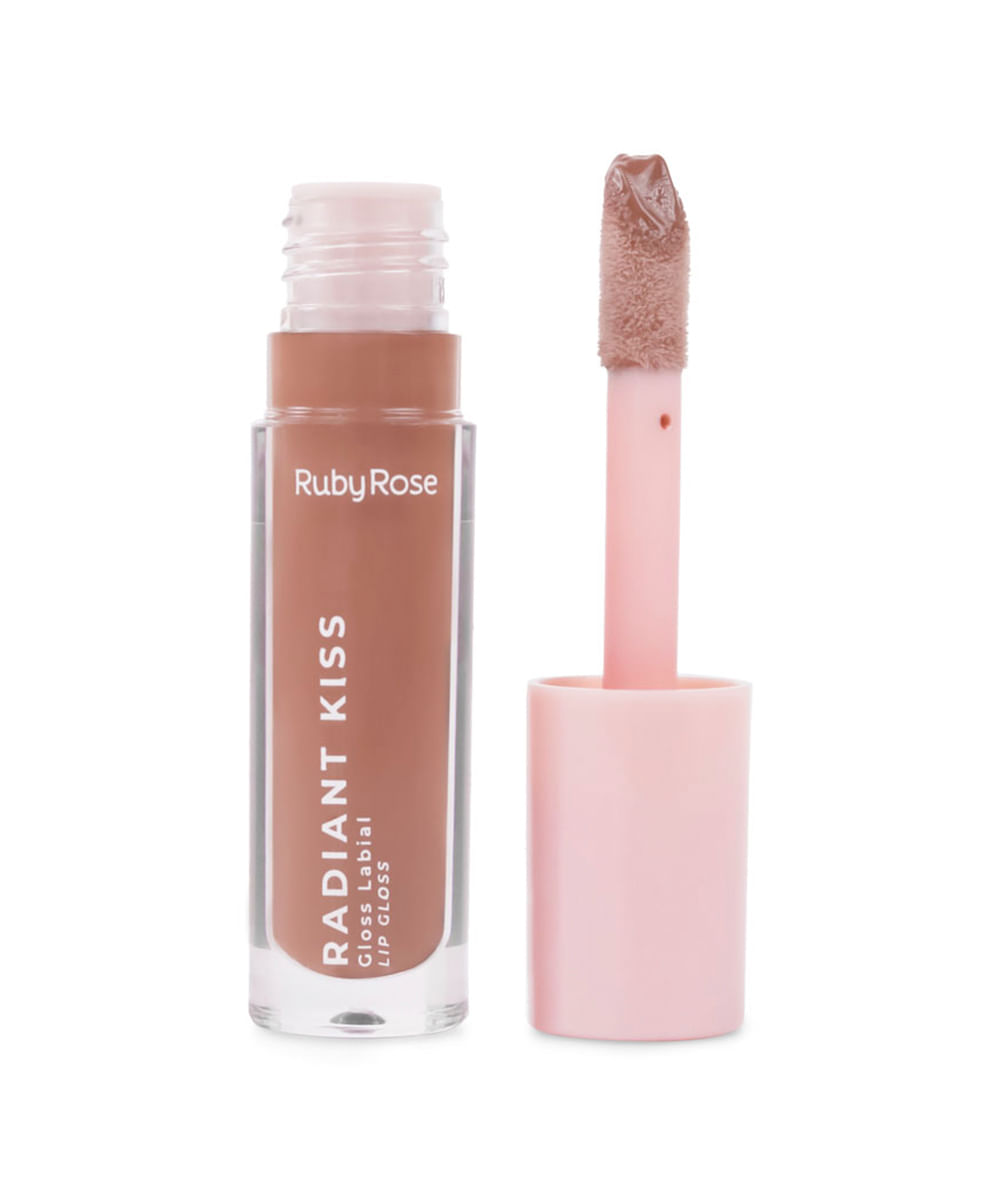 gloss labial ruby rose radiant kiss rk20 bege