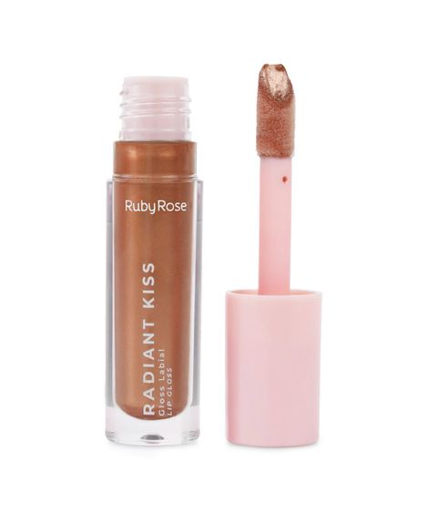 gloss labial ruby rose radiant kiss rk40 bronze