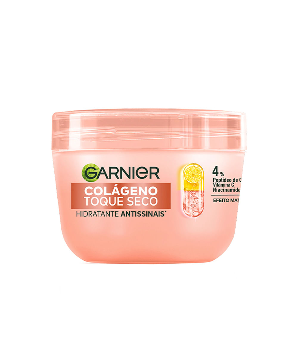 hidratante facial garnier colágeno toque seco antissinais 85g