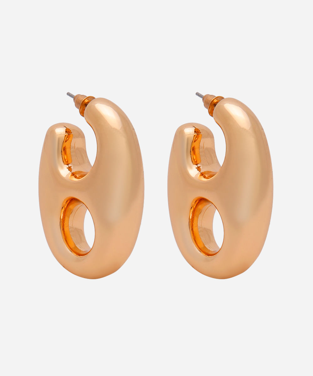 brinco elos dourado
