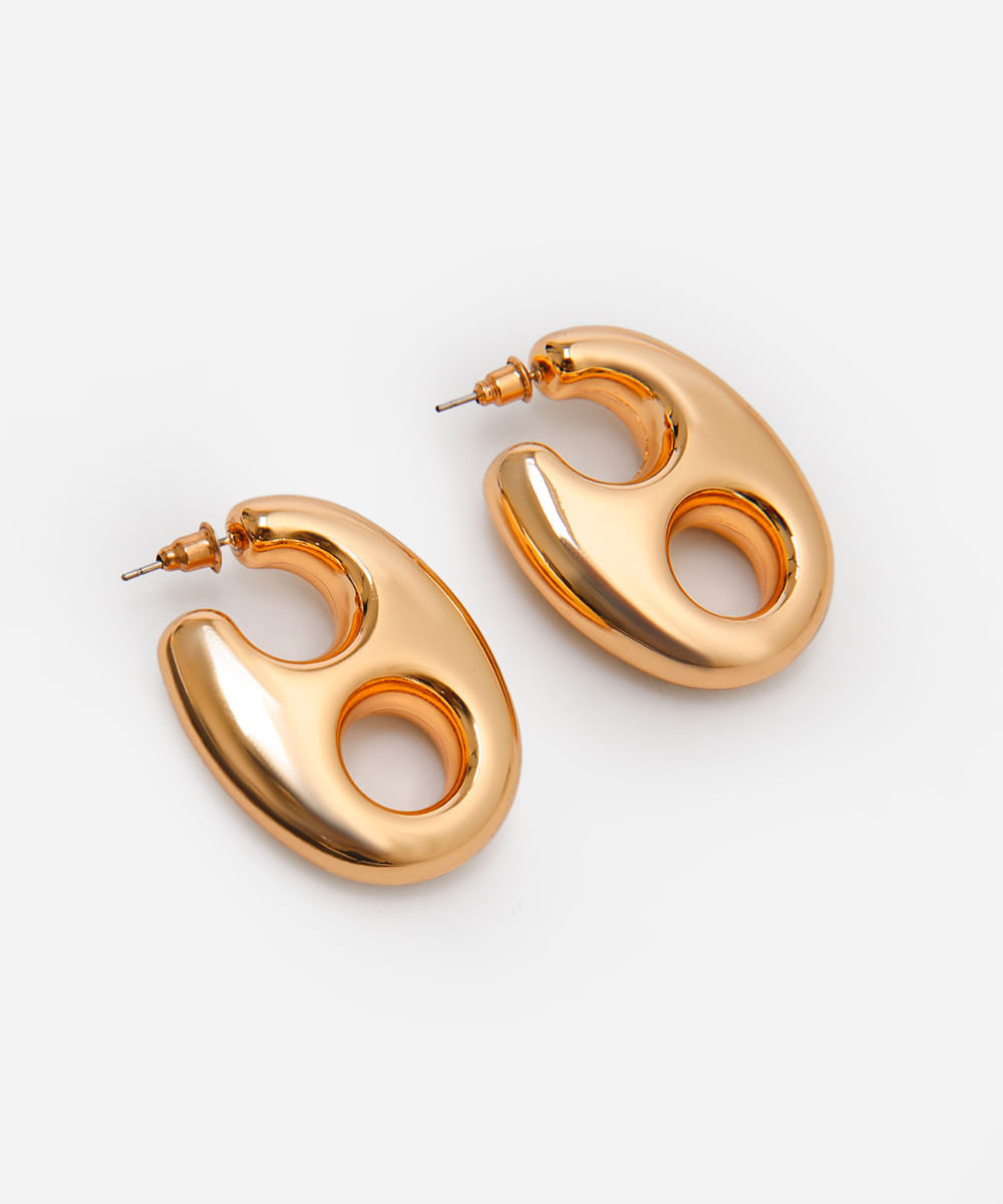 brinco elos dourado