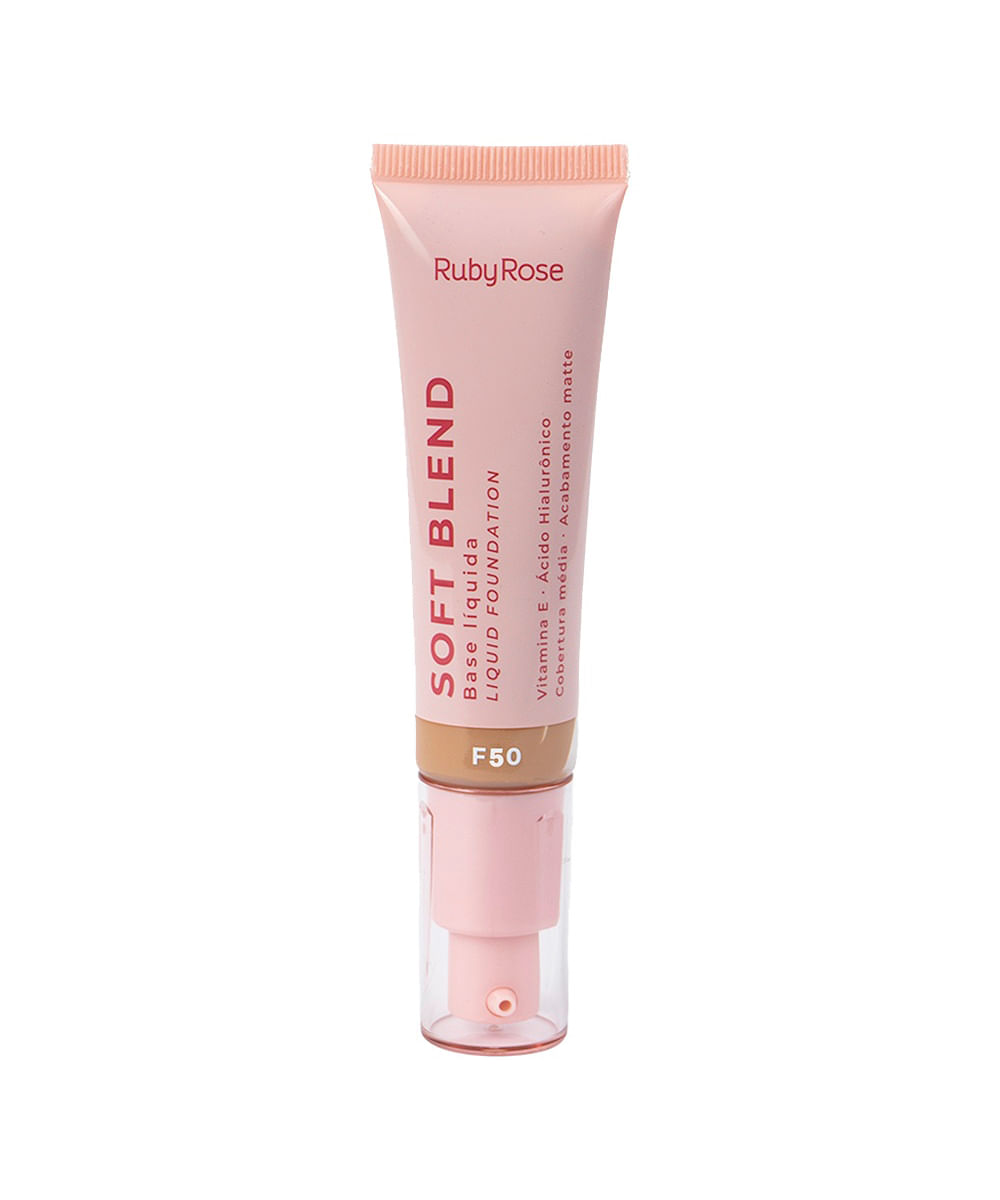 base líquida ruby rose soft blend f50