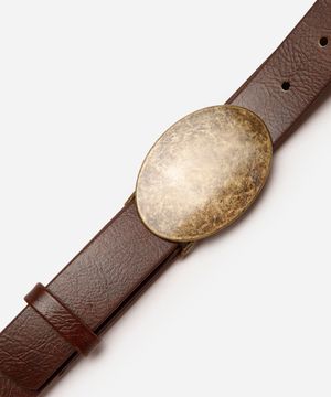 cinto feminino boho medalhas marrom