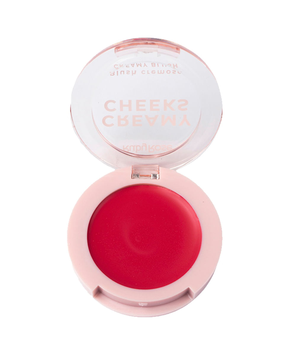 blush ruby rose creamy cheeks cherry red vermelho