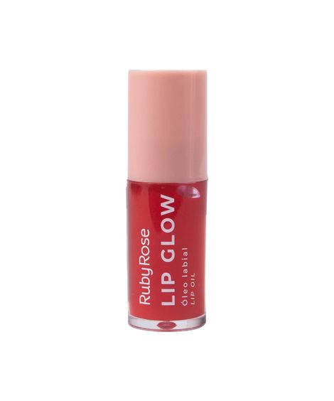 gloss labial ruby rose lip glow eletric red vermelho