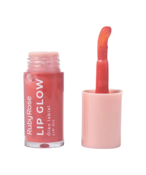 gloss labial ruby rose lip glow vintagem rose rosa