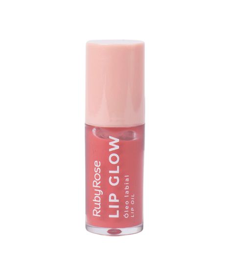 gloss labial ruby rose lip glow vintagem rose rosa