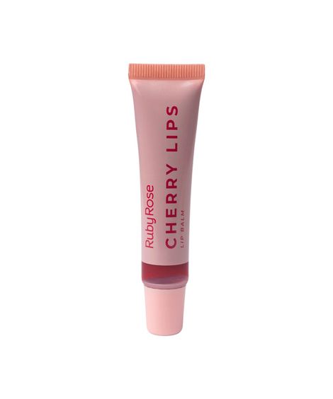 gloss labial ruby rose balm cherry lips cl20 vermelho