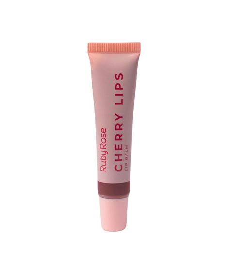 gloss labial ruby rose balm cherry lips cl30 marrom