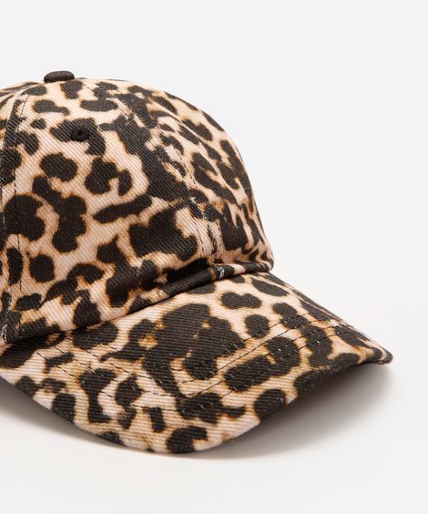 boné aba curva animal print colorido