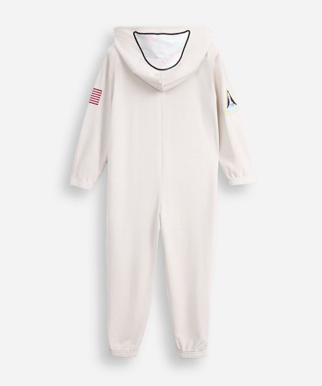 macacão infantil fantasia nasa cinza