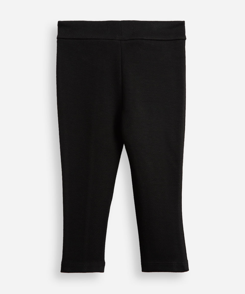 calça legging infantil montaria preta