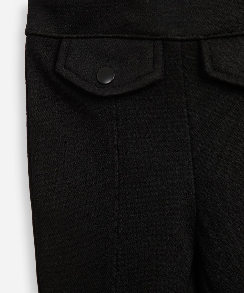 calça legging infantil montaria preta