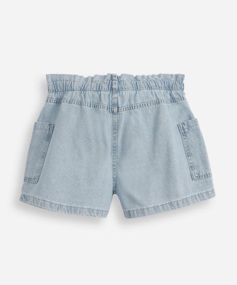 Short jeans infantil clochard  azul