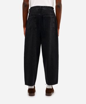 calça relaxed masculina jeans preta