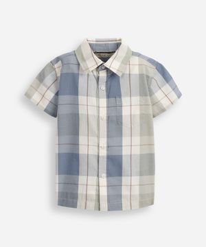 camisa infantil xadrez  colorido