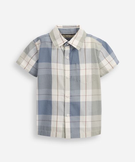camisa infantil xadrez  colorido