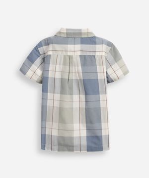 camisa infantil xadrez  colorido