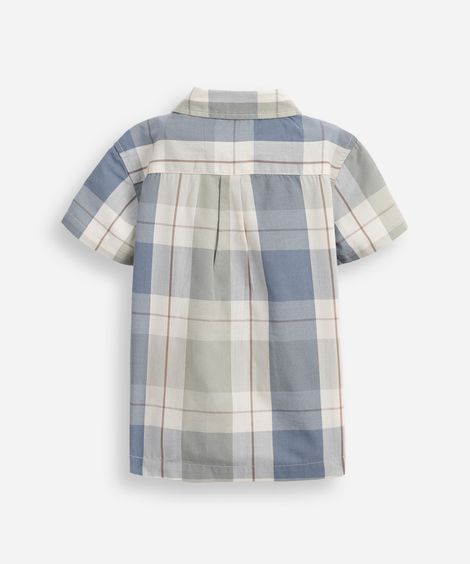 camisa infantil xadrez  colorido