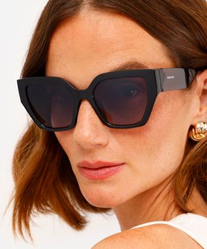 óculos de sol quadrado triton preto