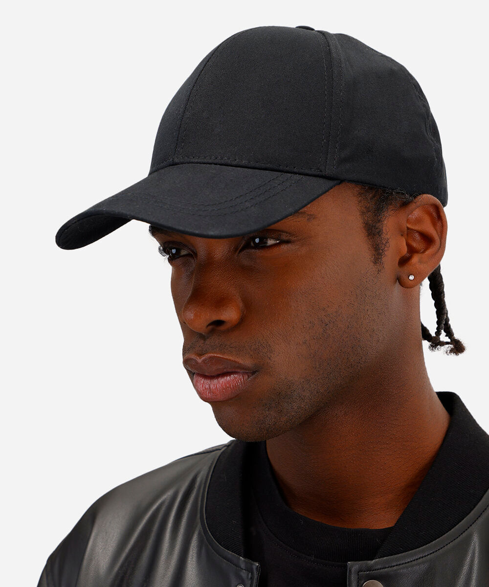 boné de sarja aba curva preto