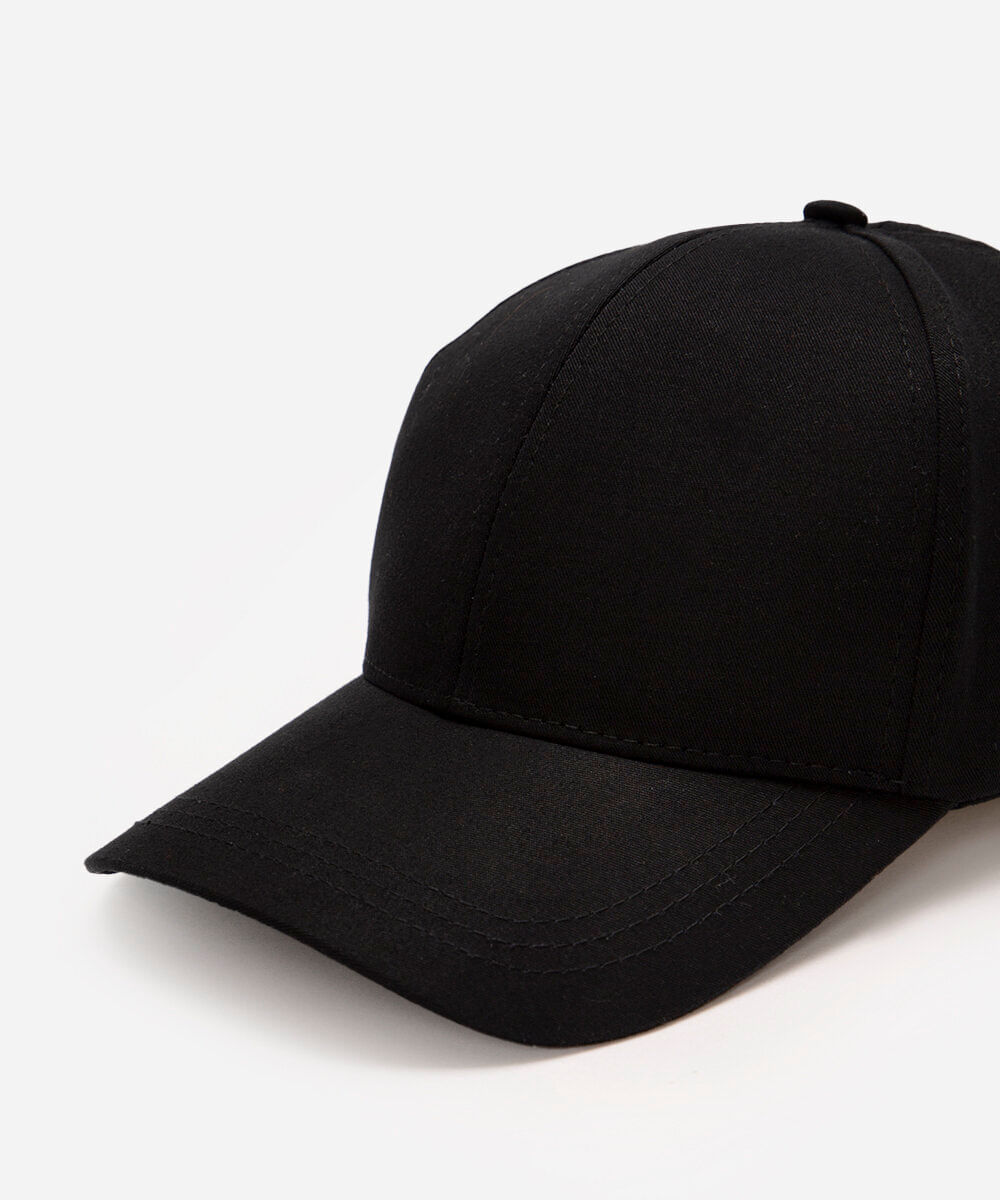 boné de sarja aba curva preto