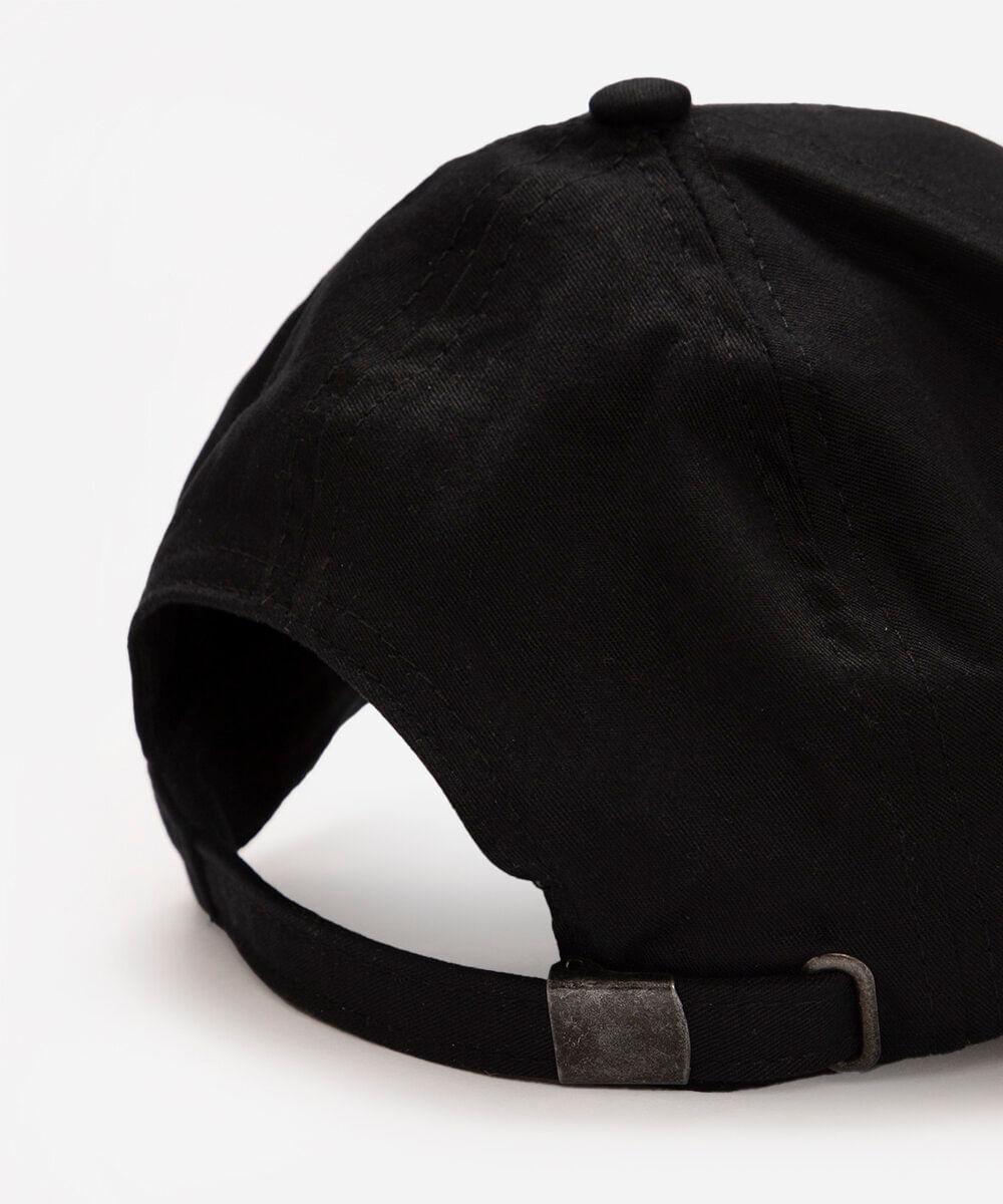 boné de sarja aba curva preto