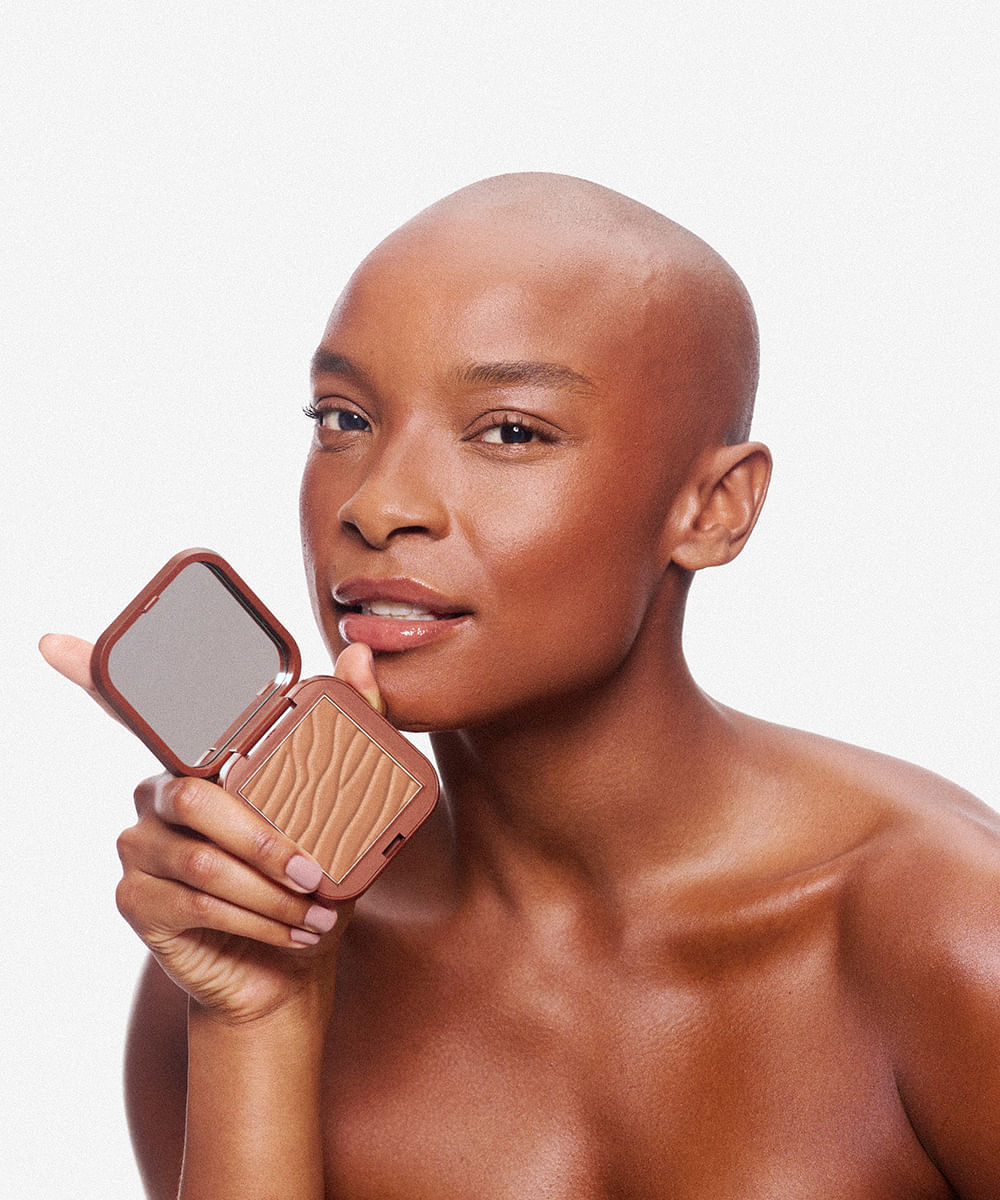bronzer compacto mascavo by mariana saad summer glow terracota 8g dourado