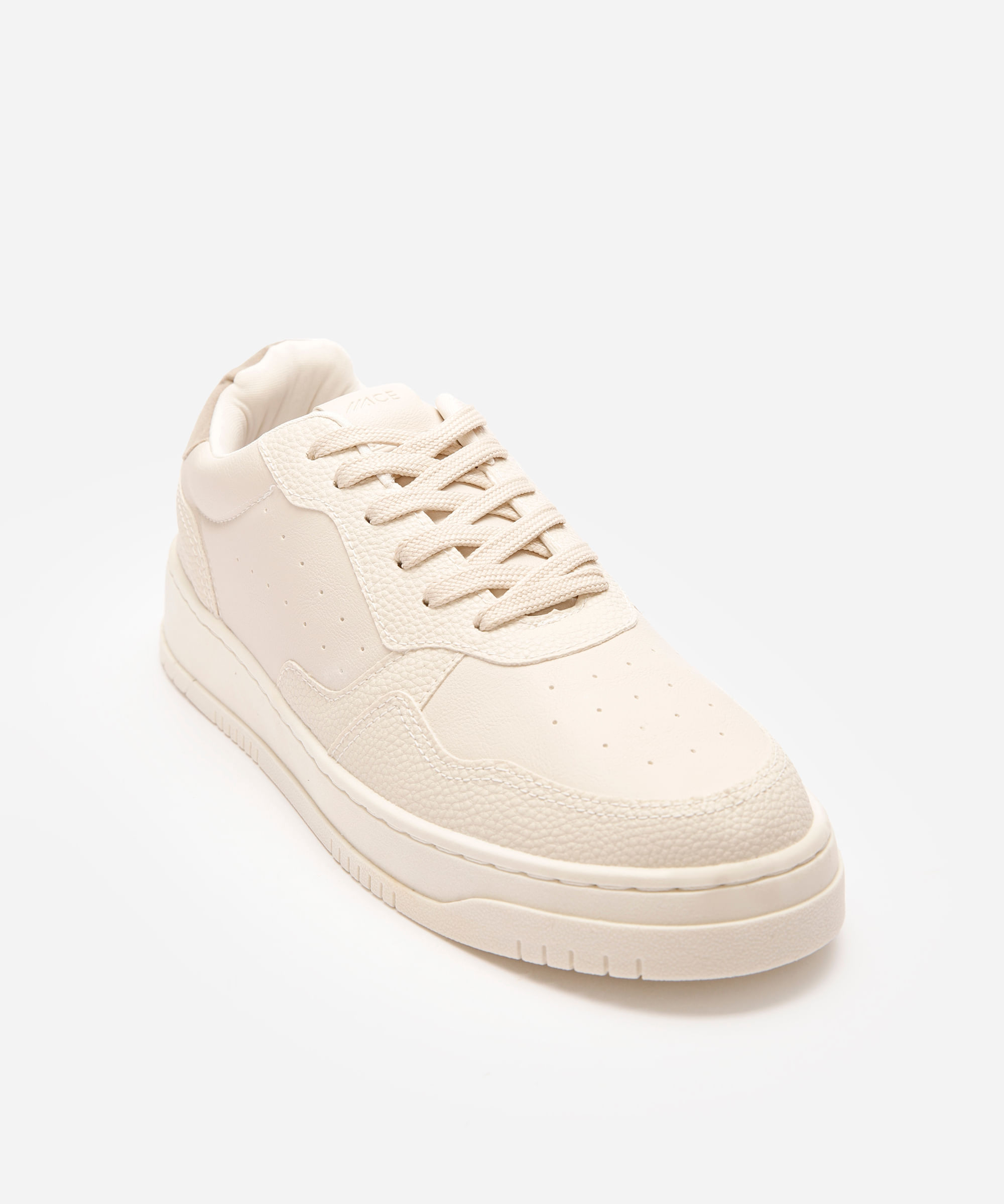 tênis masculino casual com recortes ace bege