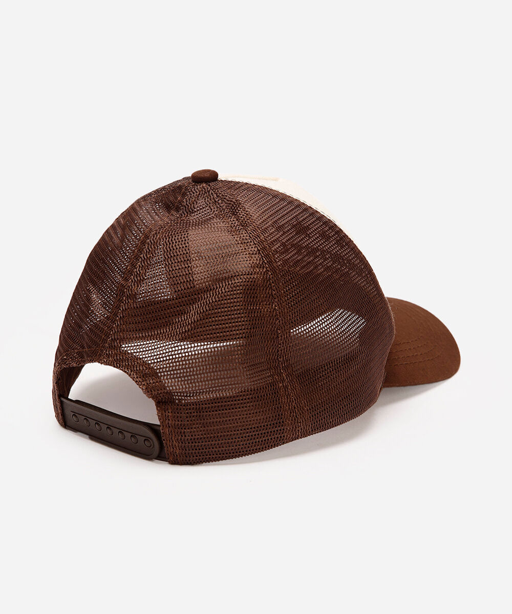 boné masculino truker country club - marrom
