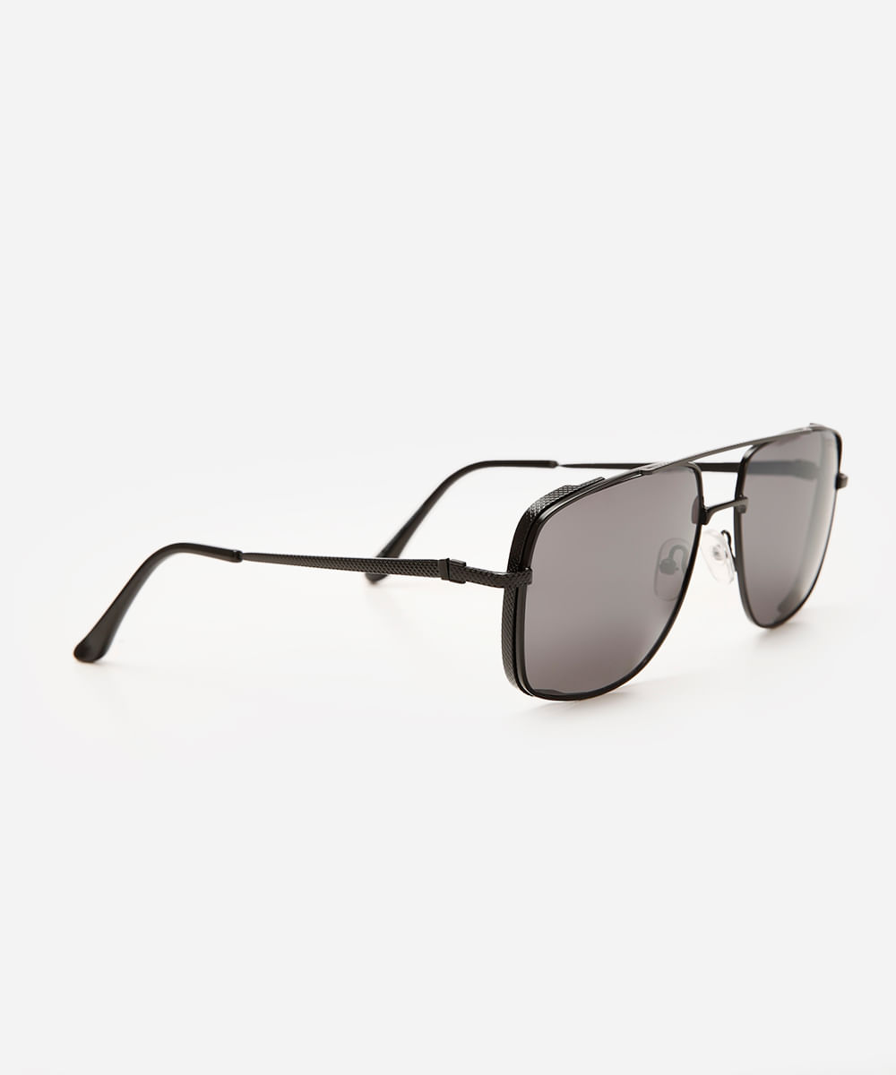 óculos de sol quadrado triton - preto