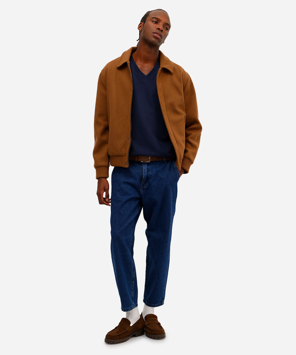 calça masculina jeans azul