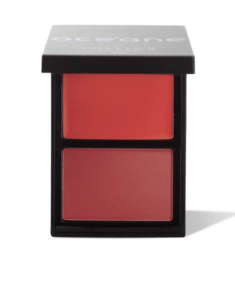 blush compacto océane duo edition coral paint rosa