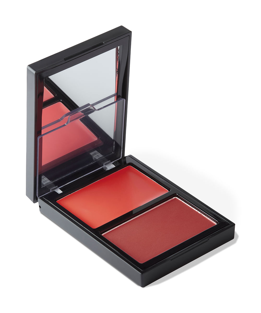 blush compacto océane duo edition coral paint rosa