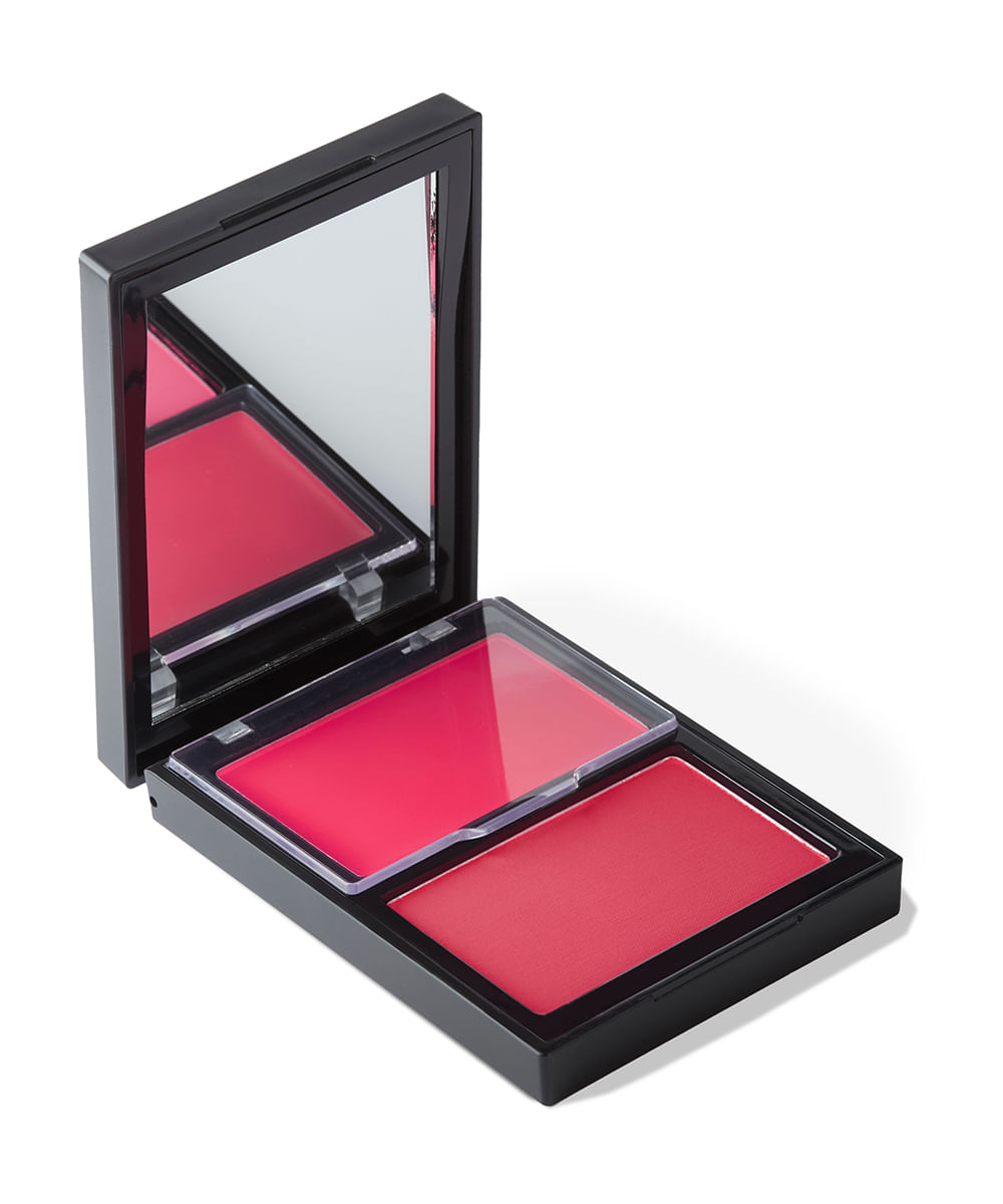 blush compacto océane duo edition punch paint rosa