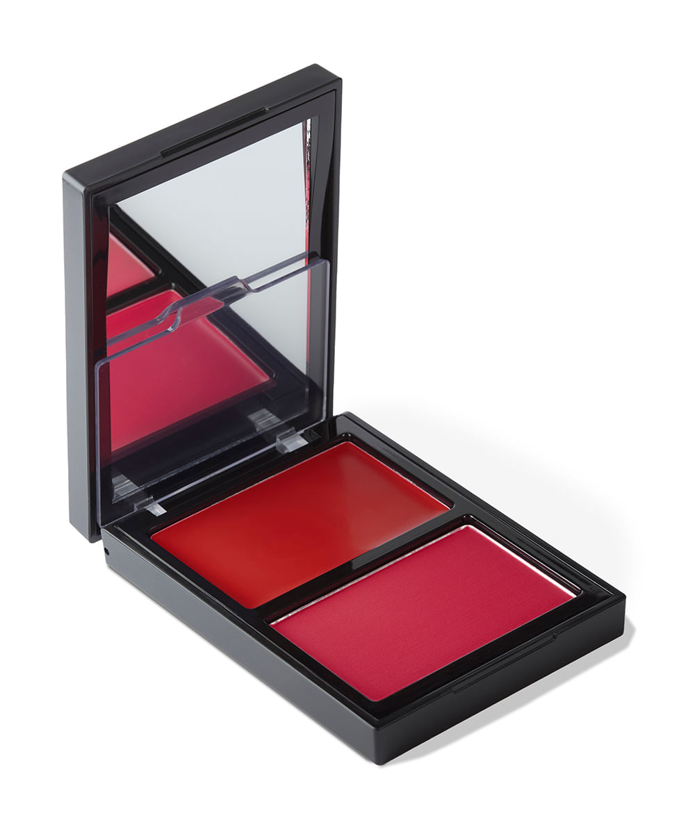 blush compacto océane duo edition cherry paint vermelho