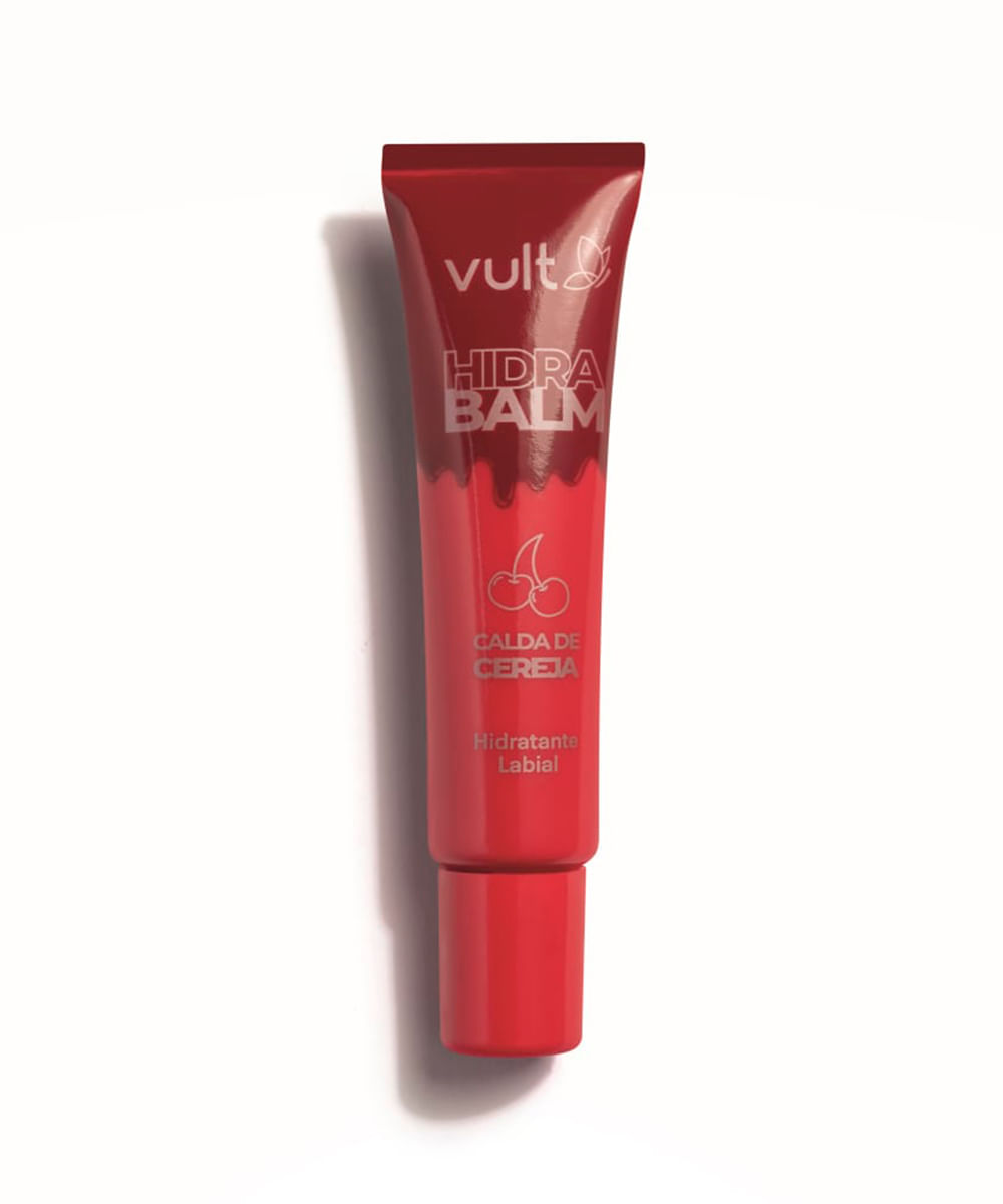 gloss labial vult hidra balm calda de cereja 12ml rosa
