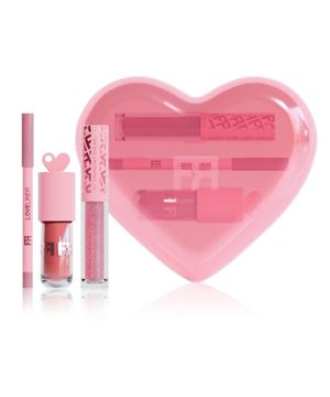 love kit fran by franciny ehlke gloss e lápis labial rosa