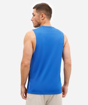 regata muscle masculina esportiva ace degradê azul