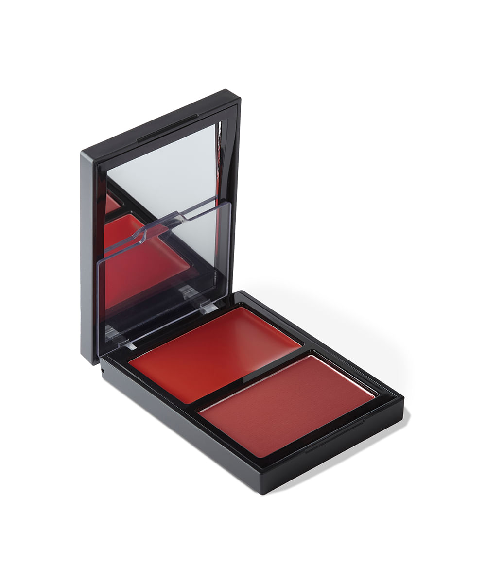 blush compacto océane duo edition chilly paint marrom