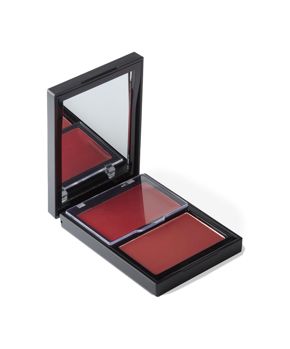 blush compacto océane duo edition chilly paint marrom