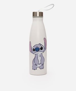 garrafa de metal stitch 750ml  branco