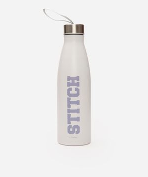 garrafa de metal stitch 750ml  branco