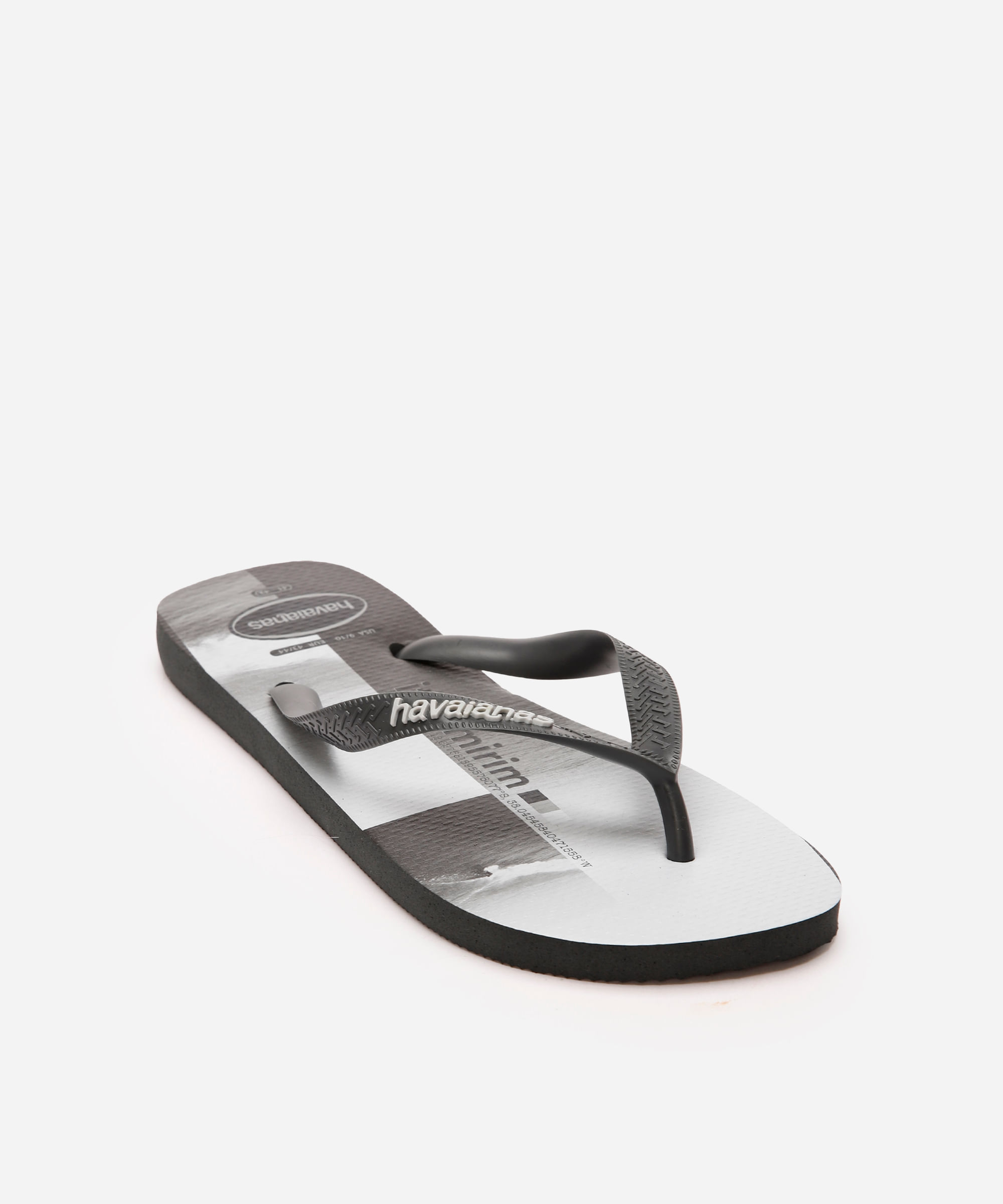 chinelo masculino havaianas surfer cinza