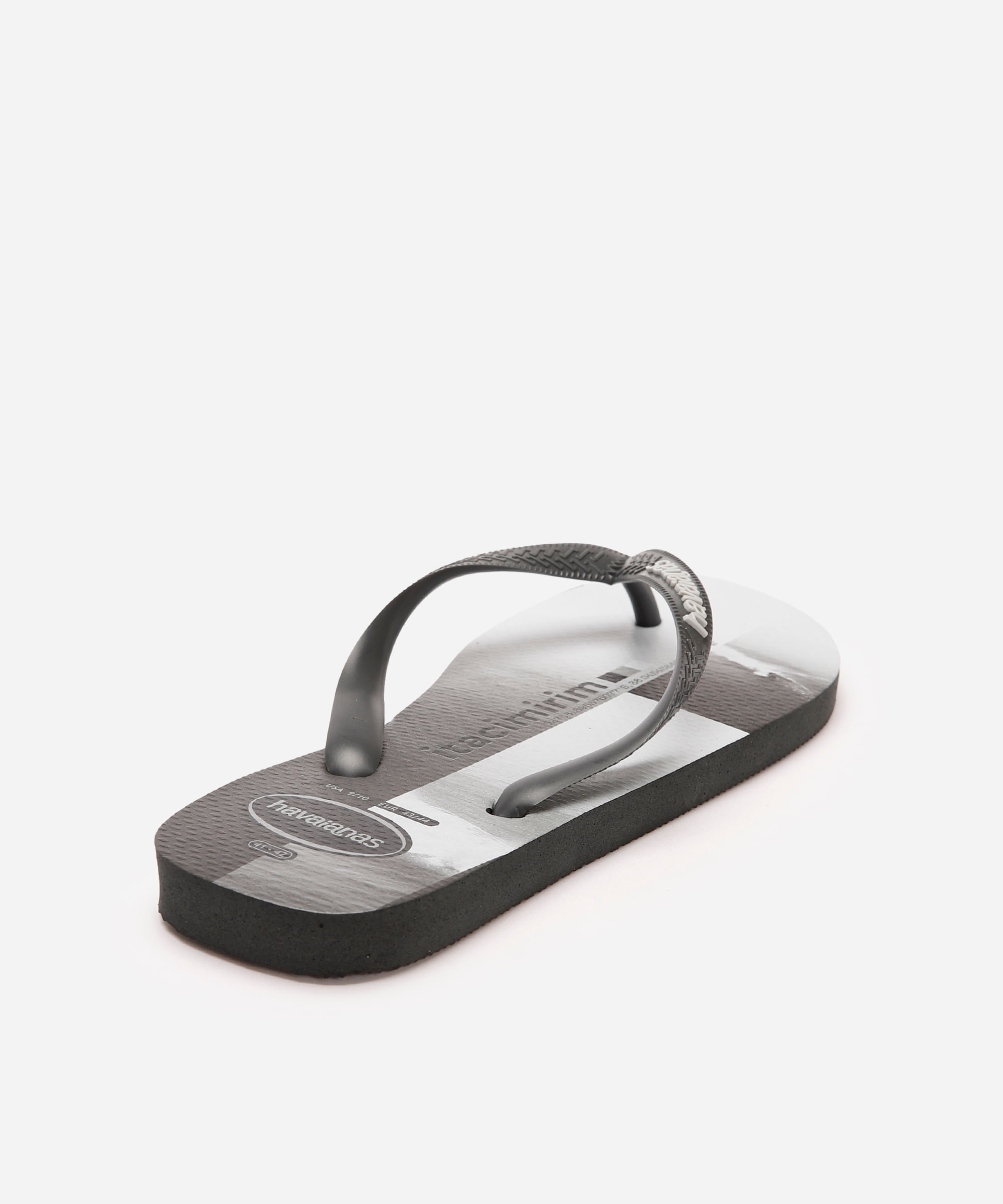 chinelo masculino havaianas surfer cinza