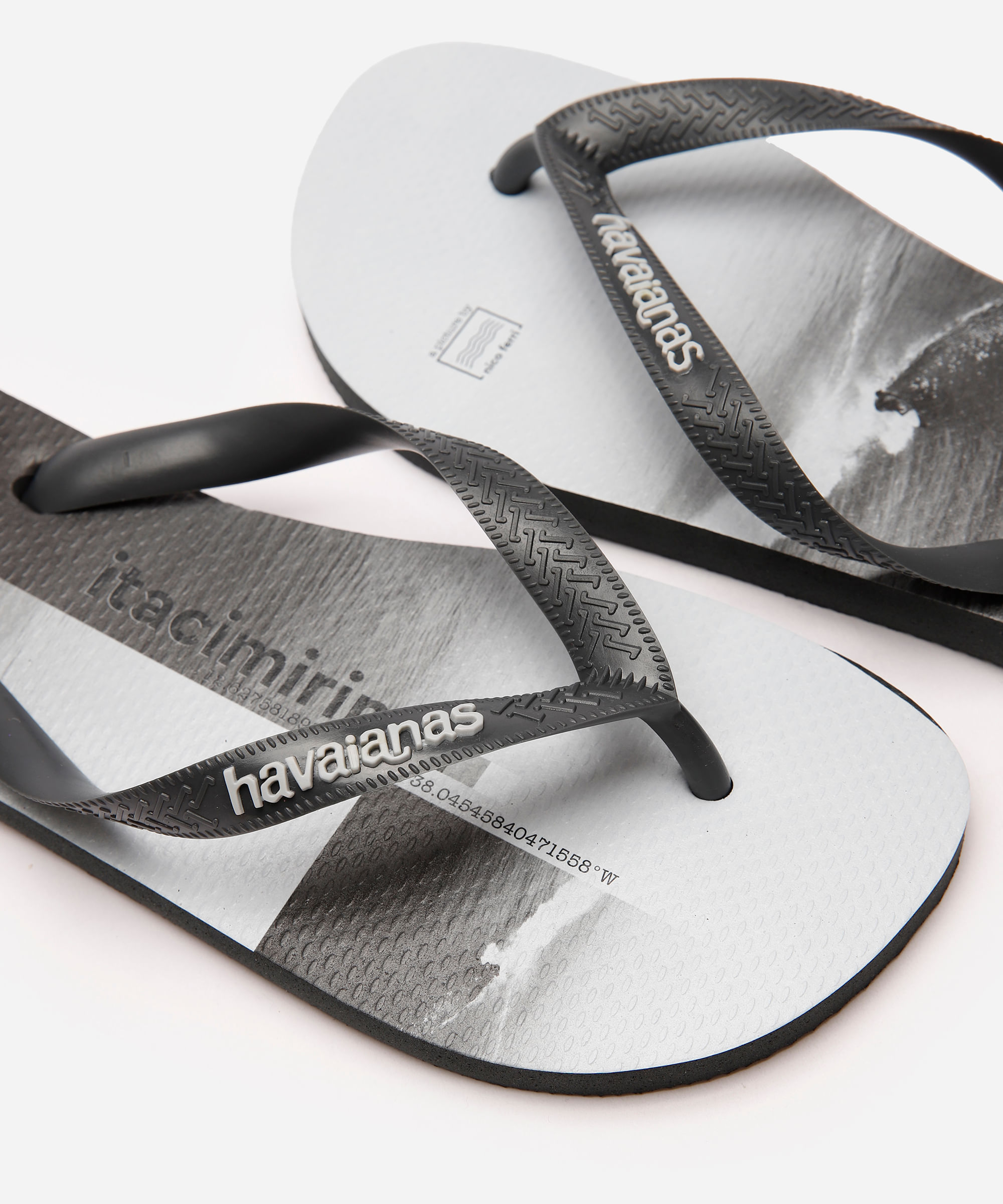 chinelo masculino havaianas surfer cinza