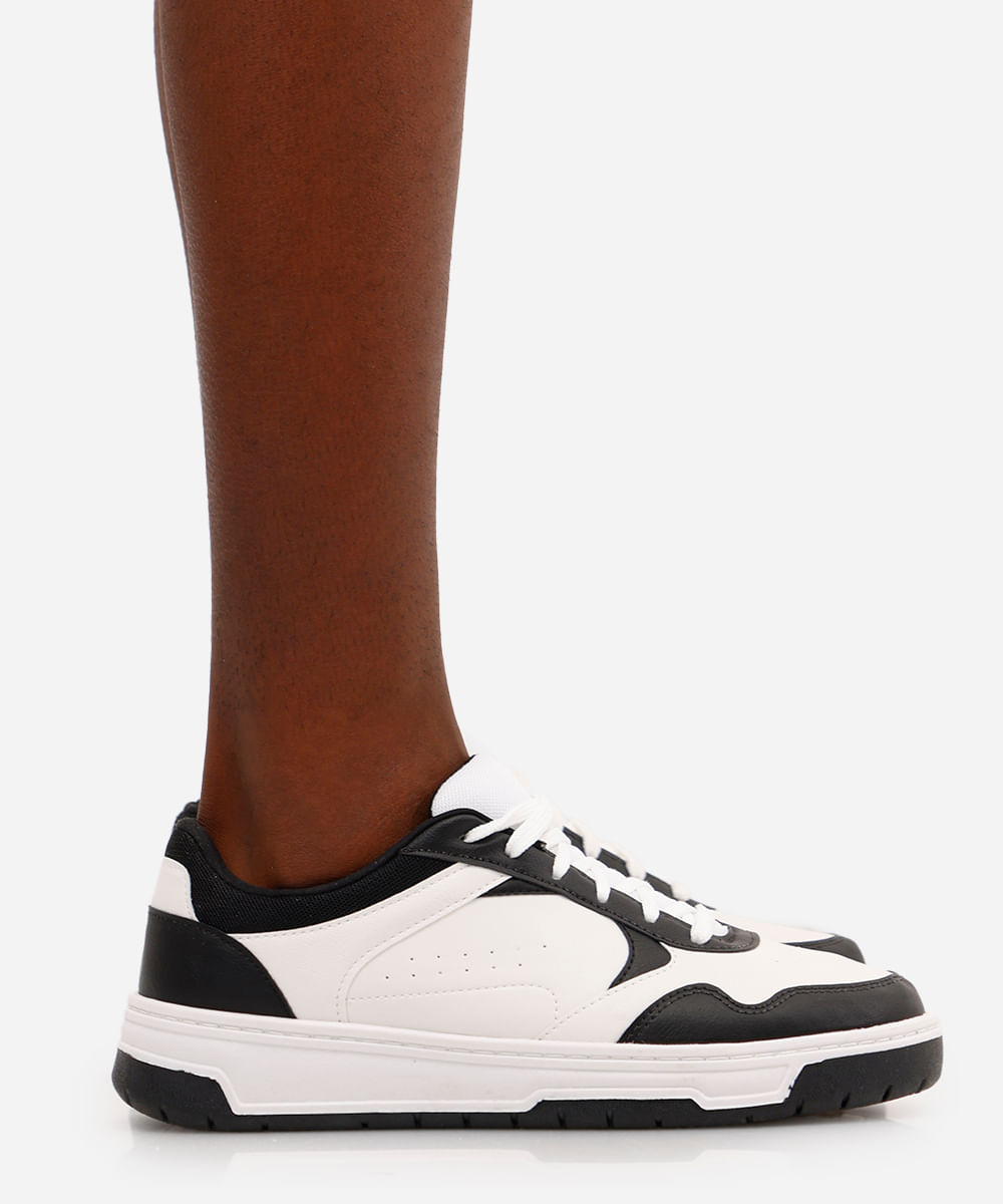 tênis casual masculino cano baixo branco