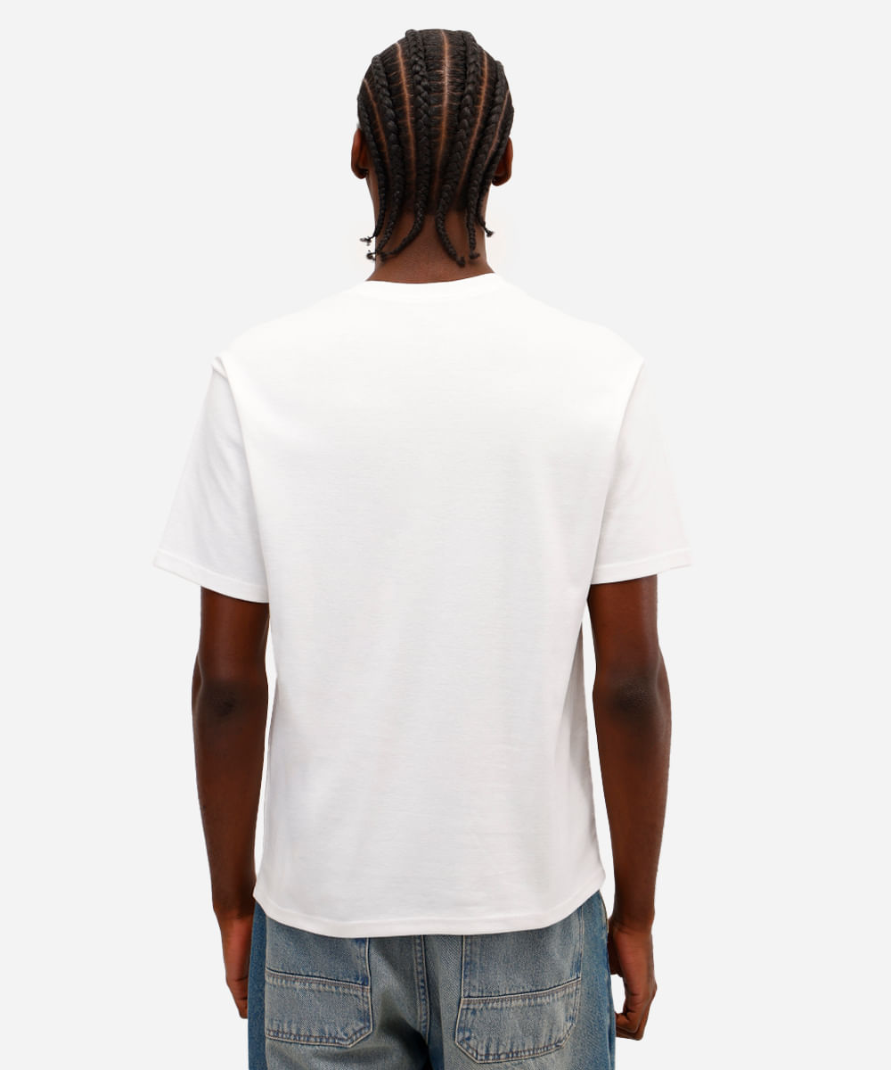 camiseta masculina manga curta star wars off white